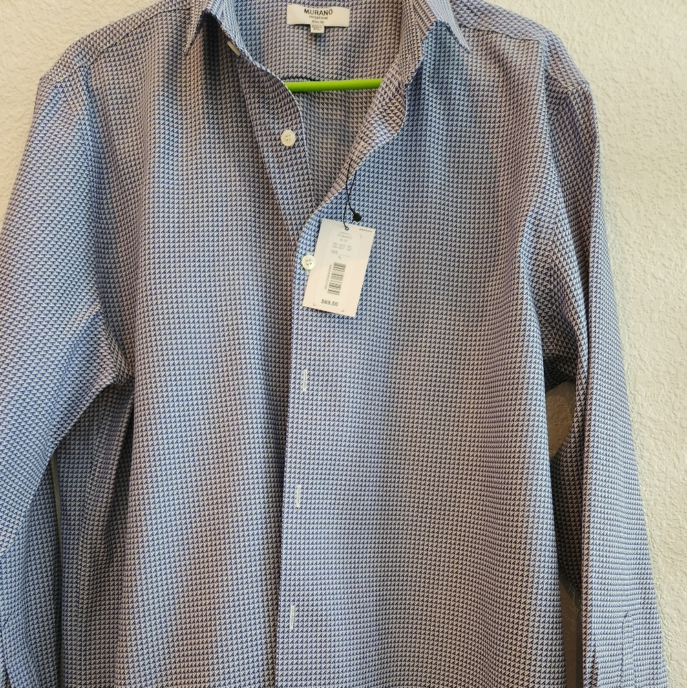 Murano Men's XL Slim Fit blue